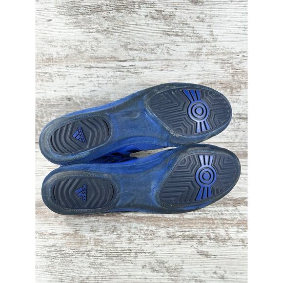 Men\'s Adidas Combat Speed 5 Blue Wrestling/MMA Shoes Sz 14 Athletic Gym